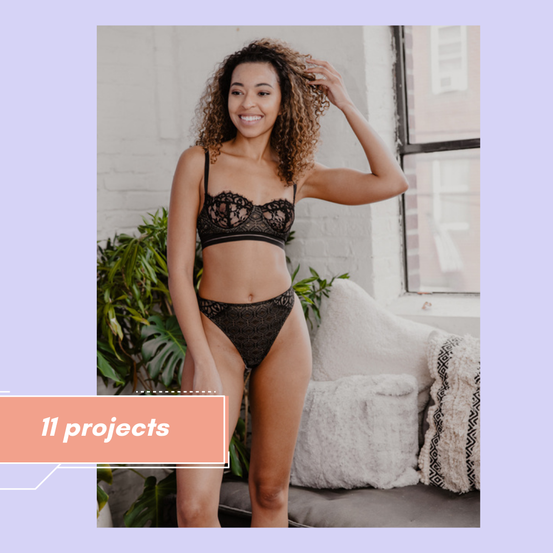 Sew Lingerie: Make Size-Inclusive Bras, Panties, Swimwear & More;  Everything You Need to Know: Kulig, Maddie: 9781644033883: Books 