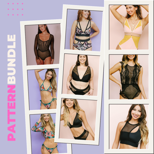 Sewing Pattern for Womens Lingerie, Simplicity Pattern S9833, Womens Plus  Size & Misses Bra, Panty or Thong by Madalynne Intimates, XS to 4X 