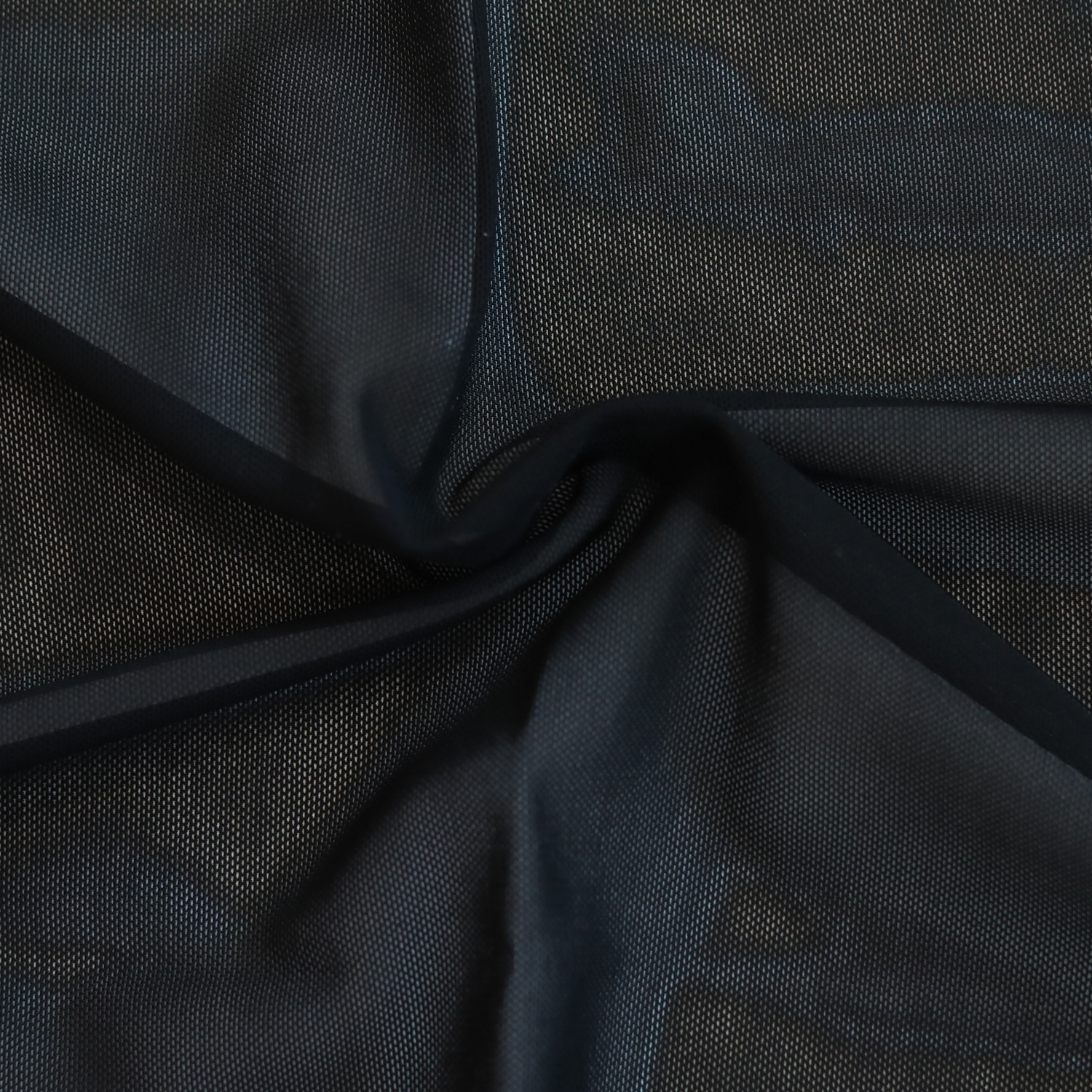 1/2 YD Black Stretch Mesh Fabric
