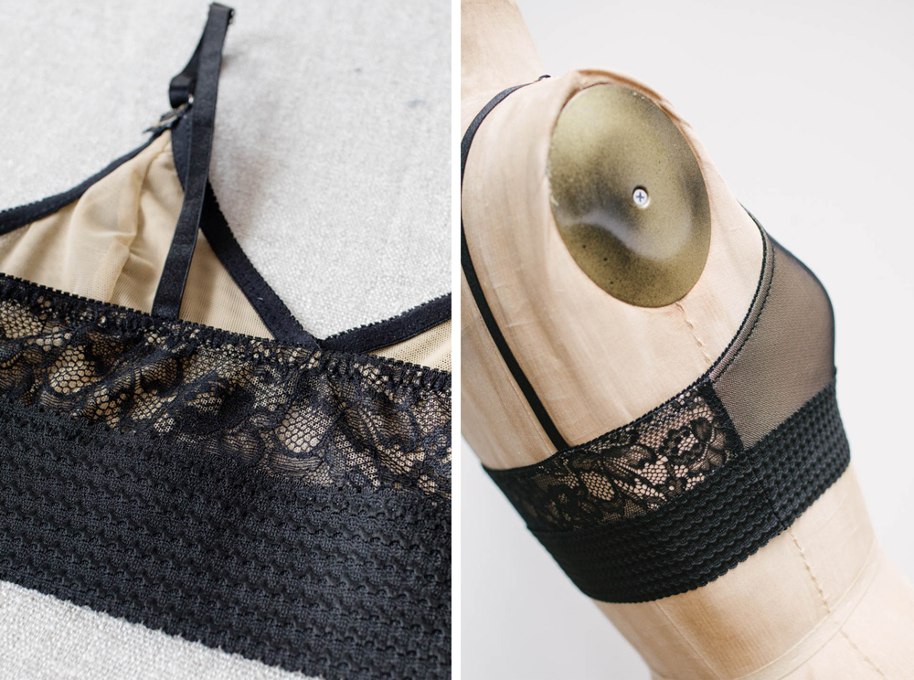 DIY black lingerie by Madalynne Intimates