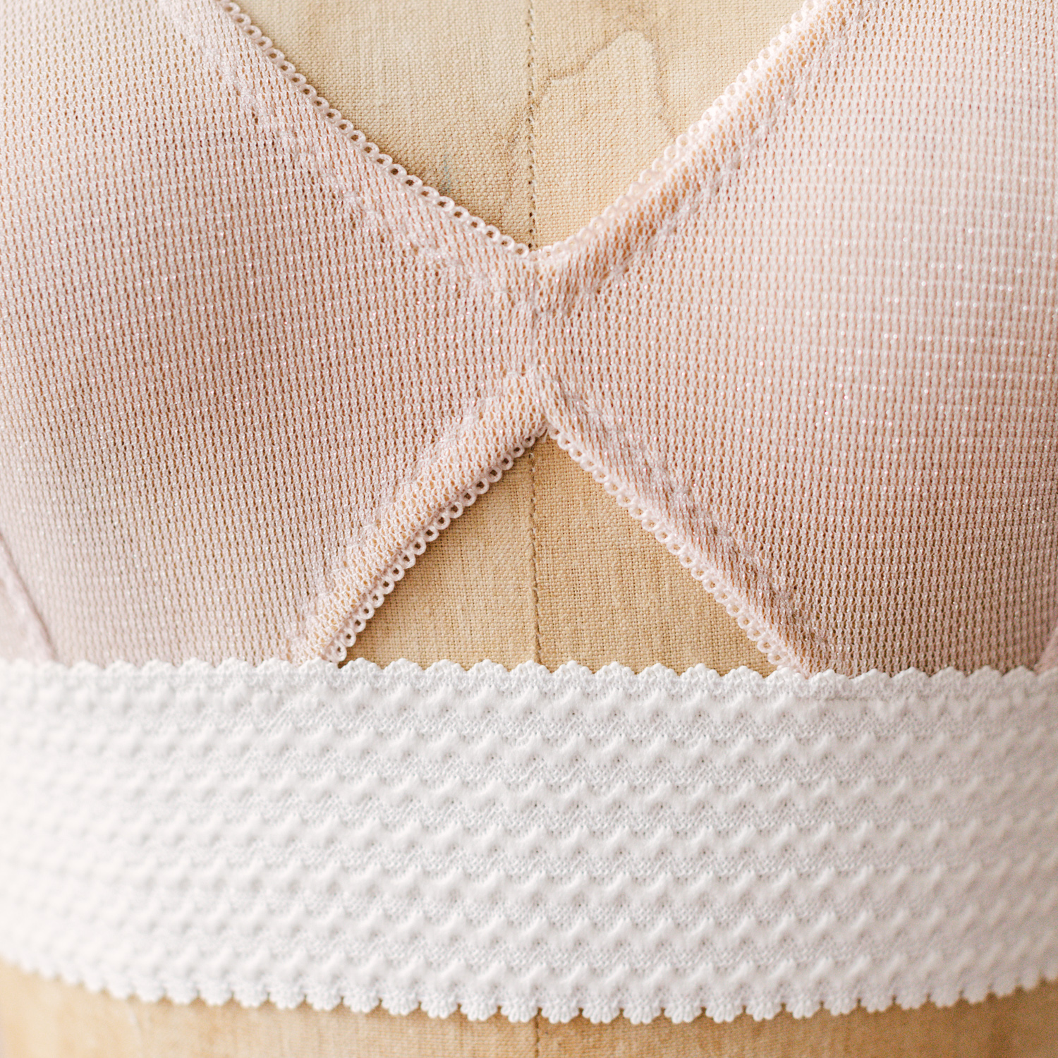 Barrett Bralette Sewing Kit in Blush Pink by Madalynne Intimates
