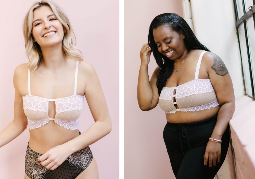 Raquel bralette by Madalynne Intimates. A bralette for plus size lingerie. Learn more and shop all Madalynne Intimates.