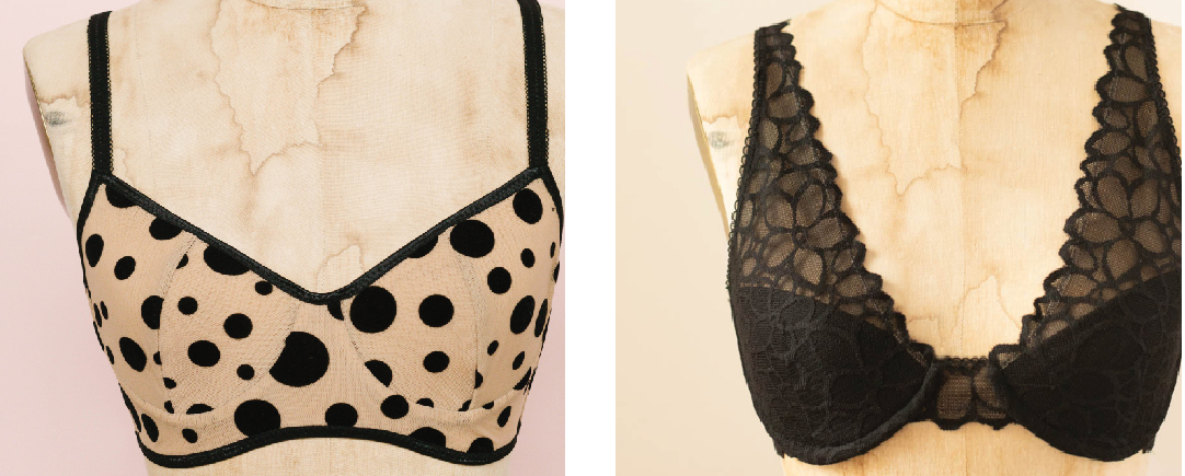 Difference between a full band and partial band bra by Madalynne Intimates