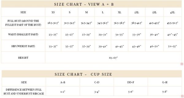 lawren size chart