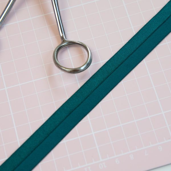 1 YD 3/8" (11mm) Jade Fold Over Bra Making Elastic