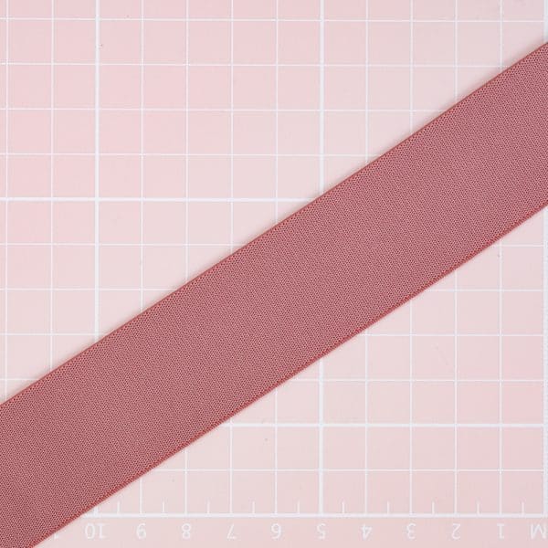 1 YD (30MM) Dusty Rose Narrow Elastic Band