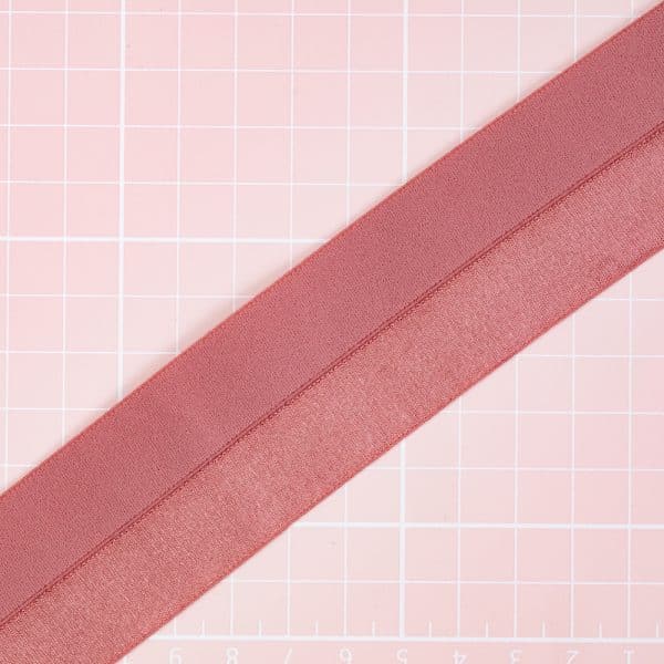 1 YD 3/4" (18MM) Dusty Rose Fold Over Bra Making Elastic