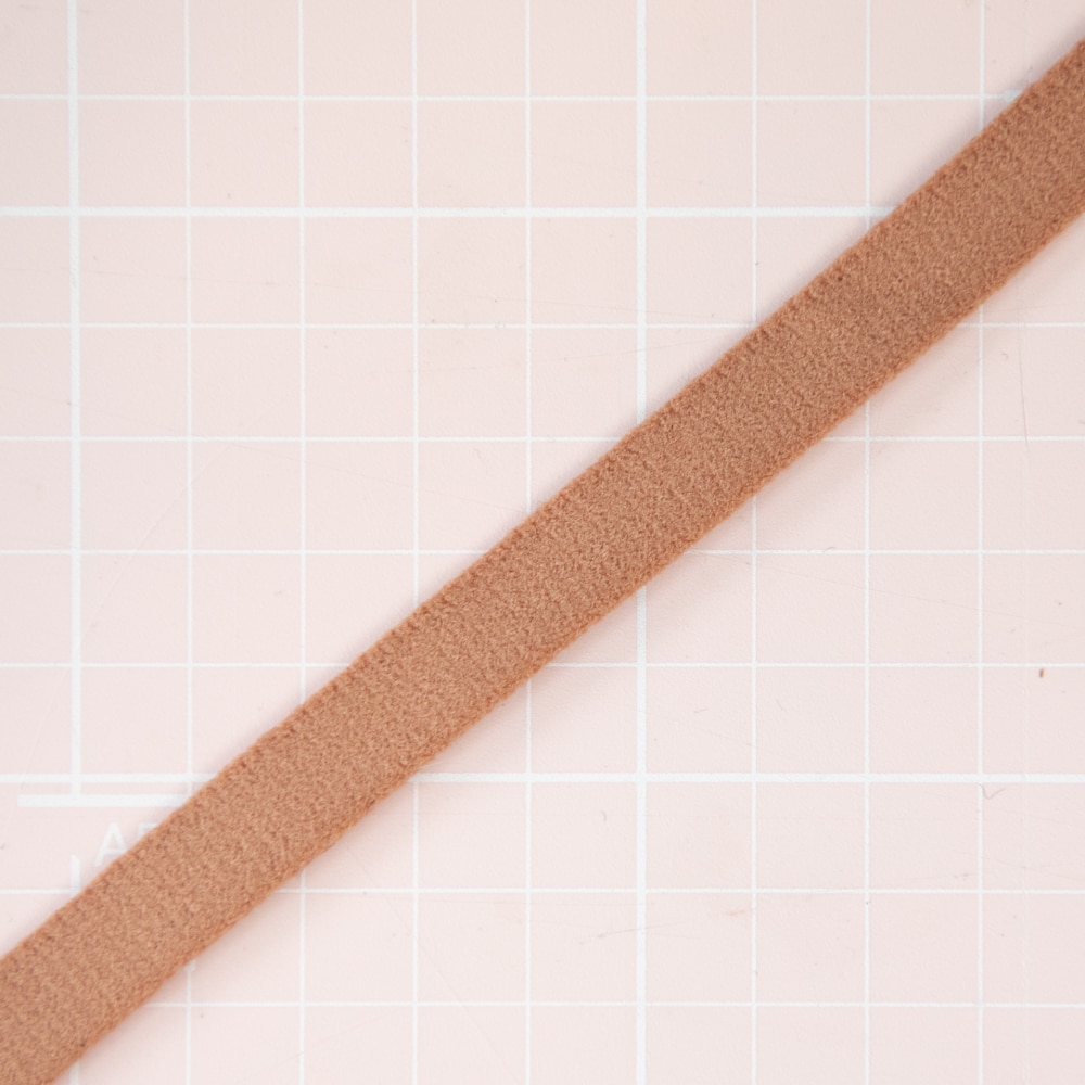 1 YD 3/8" Mocha Mousse Plush Underwire Bra Channeling