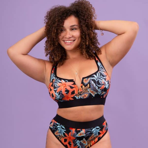 Hallie DIY Swimsuit Kit: Hawaiian Bloom