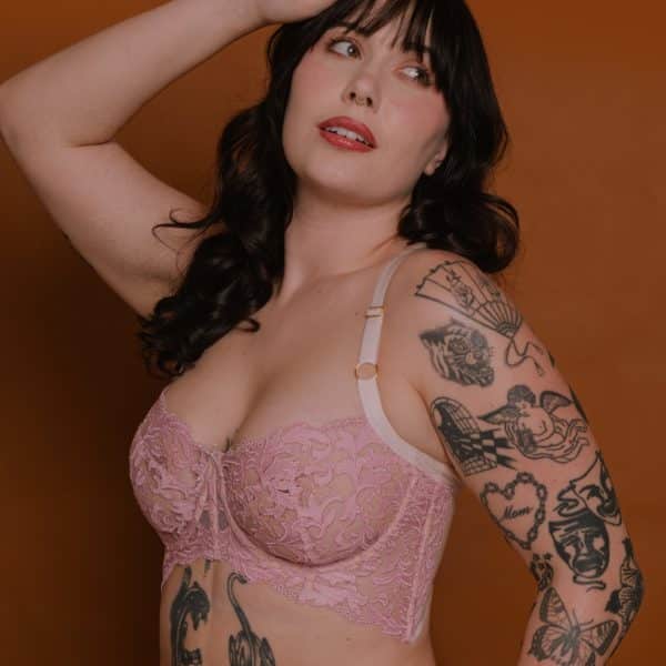 Rey Ready Made Custom Underwire Bra: Blush Pink