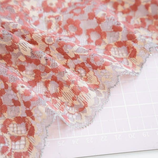 1 YD Copper Stretch Galloon Lace