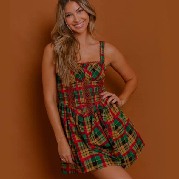 Madalynne X Simplicity 3162 DIY Dress Kit: Plaid