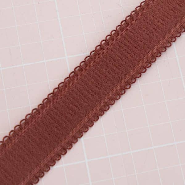 1 YD 1" (25mm) Copper Picot Plush Shoulder Strap Bra Making Elastic