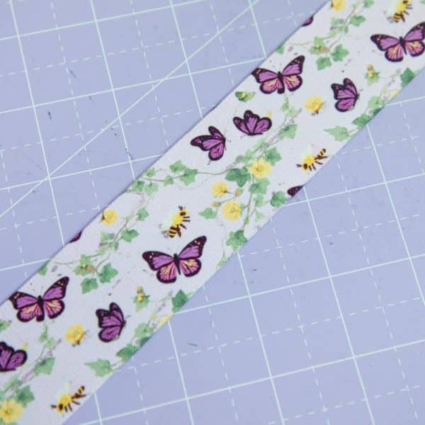 1 YD 1 5/8" (40mm) Butterfly Bloom Wide Band Elastic