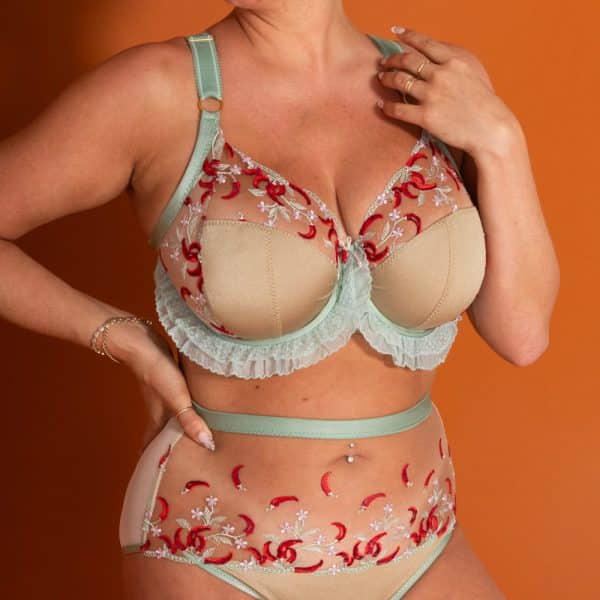 Fiona Underwire Bra + Panty DIY Kit: Peppers