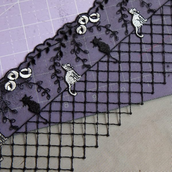 1 YD Cat Embroidered Lace (Patreon Exclusive)